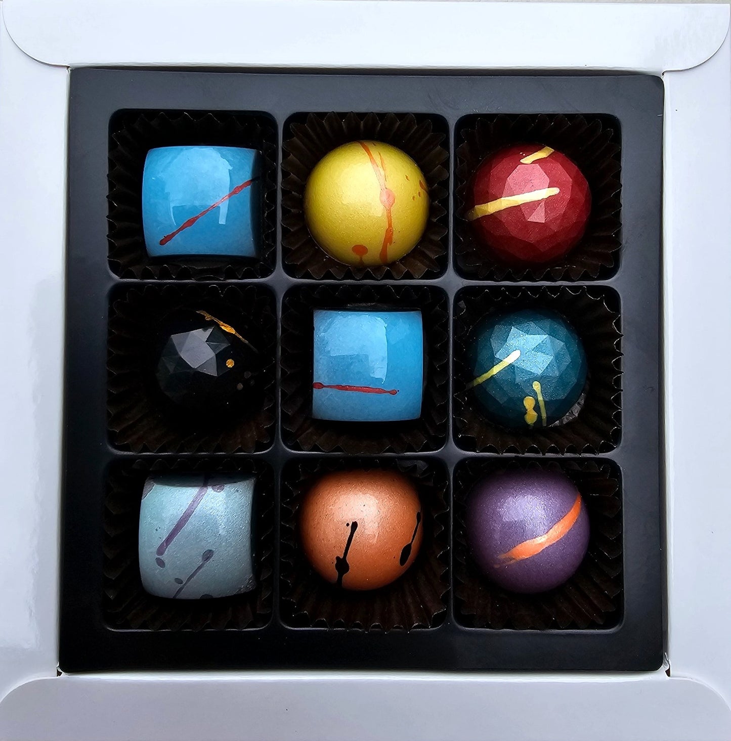Artisan Chocolate Bonbons - Box of 9