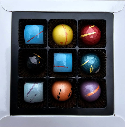 Artisan Chocolate Bonbons - Box of 9